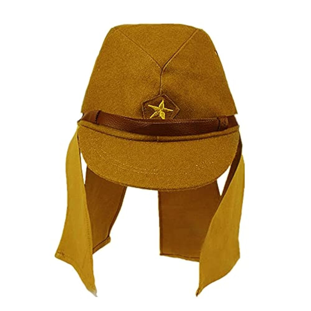 YBR Japan Army Soldier hat Field Wool Cap Hat with Havelock